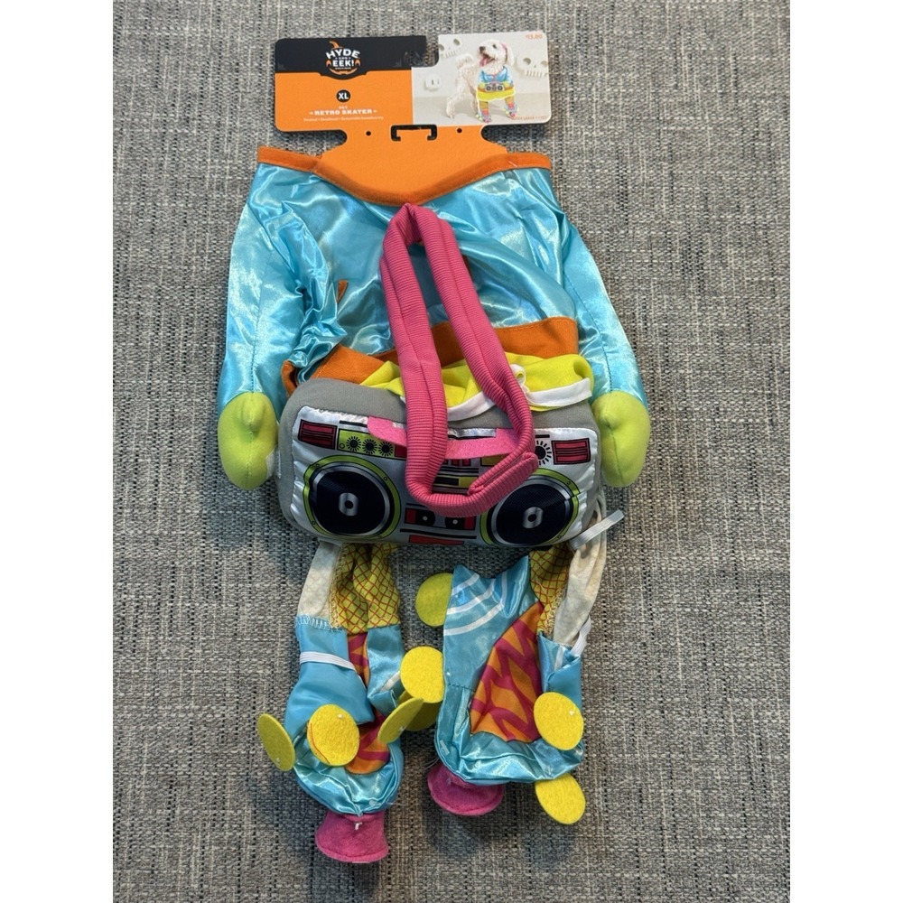 Retro Skater Pet Costume Hyde and Eek Medium Cute New Dog Cat Halloween XL